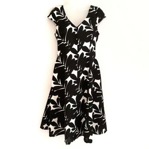 Anne Klein linen print dress